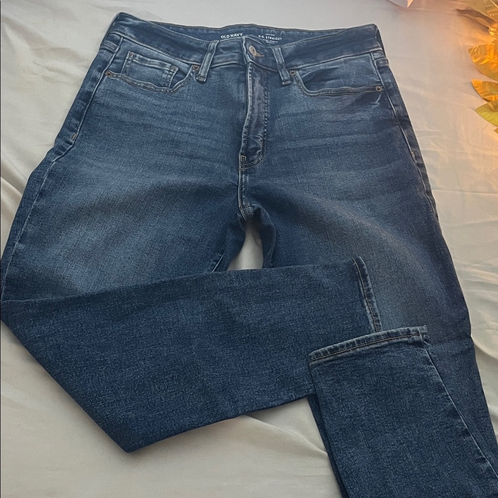 Old Navy Dark Blue High Rise Women's Jeans